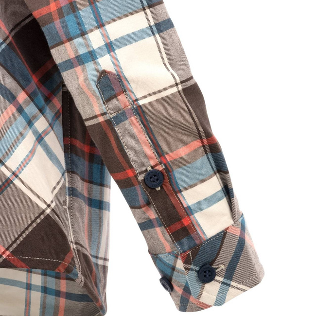MARIGOLD WOMAN`S SHIRT - FOGGY MEADOW PLAID - HELIKON