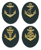 East Ger.vm Career Badge Maat W.met. Pad