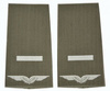 GENUINE GERMAN AIR FORCE O.D./SILVER SHOULDER LOOPS ´UNTEROFFIZIER-ANWÄRTER´