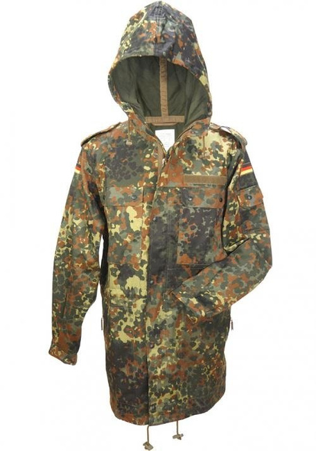 GENUINE GERMAN ARMY FLECKTARN CAMO PARKA - without lining