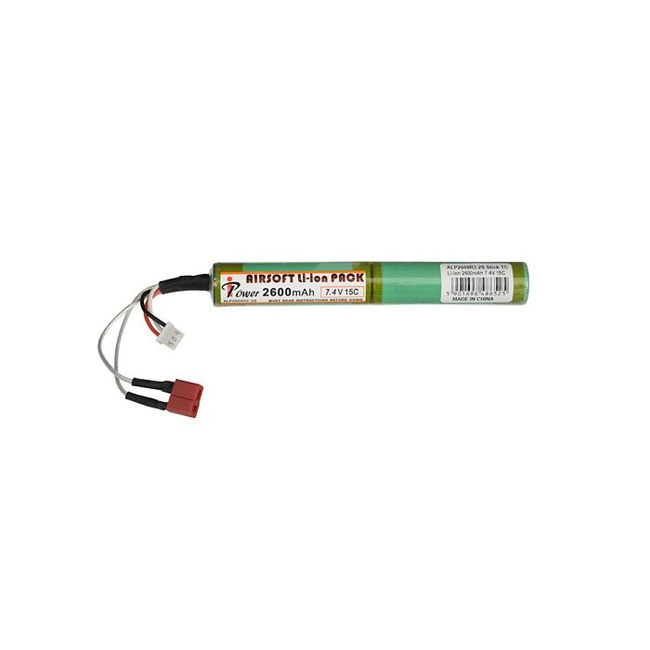 Li-Ion LL 7.4V / 2600mAh 15C Deans Battery - Ipower