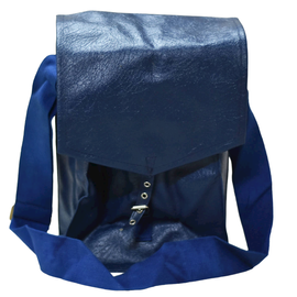 Shoulder BAG FOR GAS MASK (MCG) - BLUE - MILITARY SURPLUS ROMANIAN ARMY