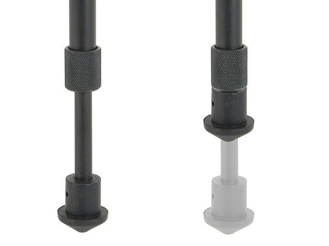 BIPOD WITH BARREL MOUNT - BLACK [ACM]