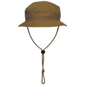BRITISH BOONIE HAT - WITH CHIN STRAP - MFH - COYOTE TAN