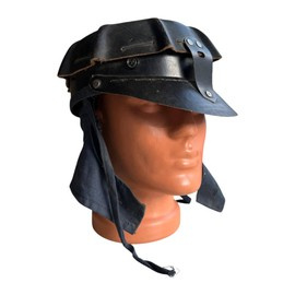 Vintage coal miner turtle helmet, Cold War Era, Romanian Army Surplus