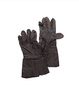 CZECH BLACK/BROWN LEATHER GLOVES USED