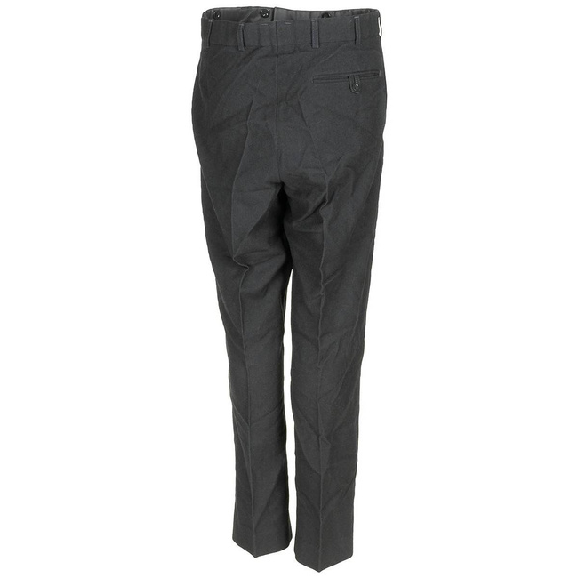 UNIFORM PANTS "ROYAL NAVY CLASS 1" - MILITARY SURPLUS FROM THE BRITISH ARMY - BLACK - USED