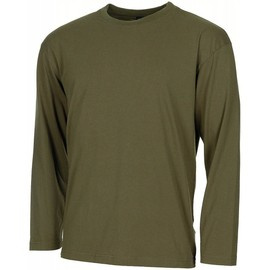 US SHIRT WITH LONG SLEEVES 170G/M2  - MFH® - OD GREEN