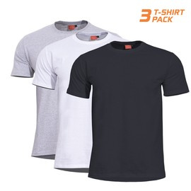 3 PACK T-SHIRTS - ORPHEUS - Pentagon - MIX 1 (BLACK/GREY/WHITE)