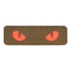 PATCH CAT EYES LASER CUT GID - COYOTE/RED - M-TAC