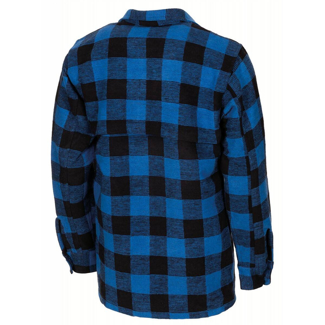 Shirt, blue/black,