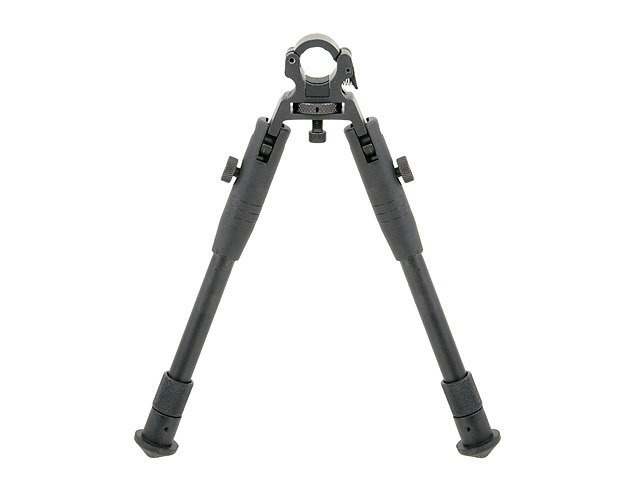 BIPOD WITH BARREL MOUNT - BLACK [ACM]