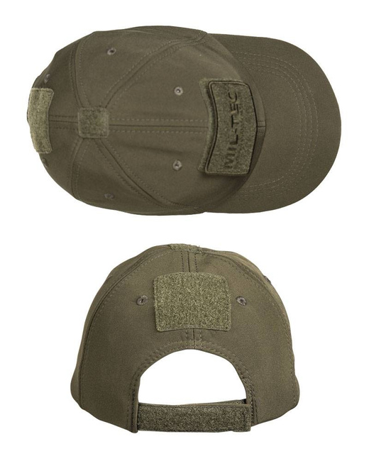 SOFTSHELL BASEBALL CAP - Mil-Tec - OD