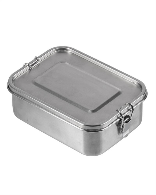 STAINLESS STEEL LUNCHBOX MIL-TEC PLUS - 18 x 14 x 6,5 cm