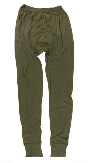 Long Johns - British Military Surplus - OD  green - Used