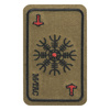 CARD HELMET OF HORROR PATCH (embroidered) - COYOTE - M-TAC