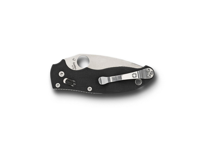 MANIX 2 PLAIN POCKET KNIFE - SPYDERCO