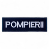 Piept \ 10 x 2,5 cm \ Albastru închis (navy) \ Bleumarin \ Alb \ With Velcro