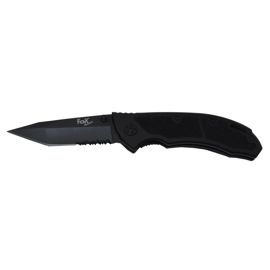 Jack Knife, one-handed, belt clip, serrated edge