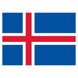 FLAG - 90 x 150 CM - ICELAND - NEW