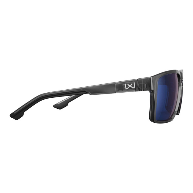 Tactical glasses - WX FOUNDER Lenses CAPTIVATE Polarized Blue Mirror Frame Gloss Crystal Grey - WILEYX