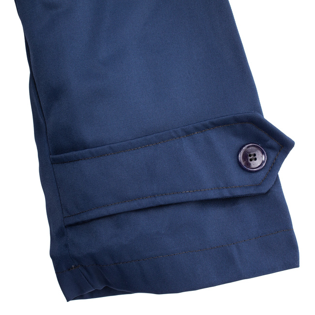 WATERPROOF TRENCH COAT - ROMANIAN ARMY MILITARY SURPLUS - LIKE NEW - NAVY BLUE