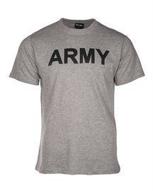 T-SHIRT ARMY - MIL-TEC - GREY