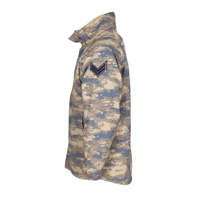 FIELD PARKA JACKET WITH LINING - MODEL M2018 AIR FORCE - TURKISH ARMY MILITARY SURPLUS - CAMO - USED