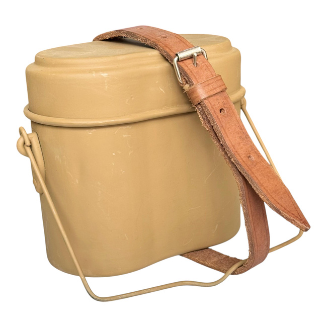 GERMAN MODEL WW2 M31 MESS TIN -  WH DUNKEL GELB - COATED (REPRO)