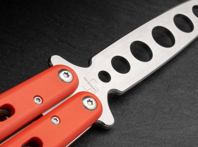 TRAINING KNIFE BALISONG TRAINER RED - BOKER
