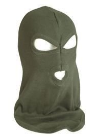 3-HOLE COTTON BALACLAVA - Mil-Tec® - OD GREEN