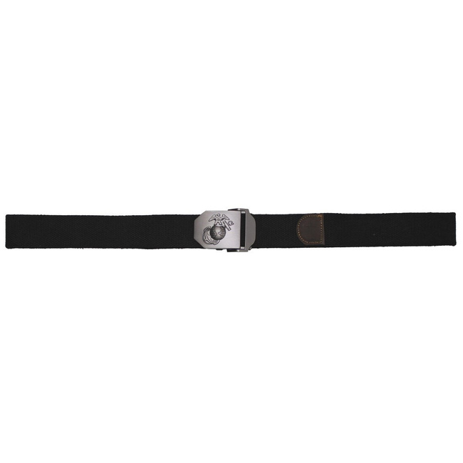 USMC WEB BELT - 40 MM - MFH® - BLACK