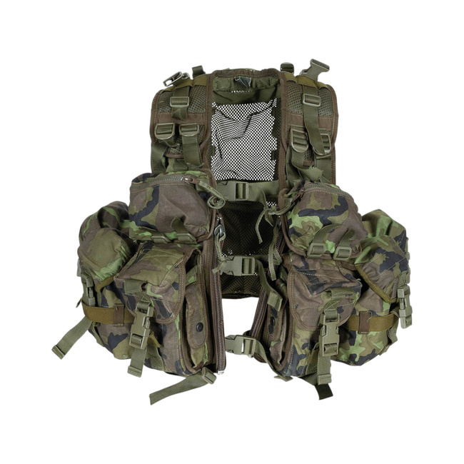 M2007 Tactical Vest - Military surplus from the Czech Army - M95 Camouflage - Used
