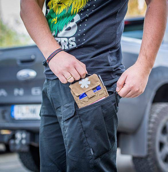 POUCH FOR FIRST-AID KIT - POCKET MED INSERT® - CORDURA® - Helikon-Tex® - COYOTE