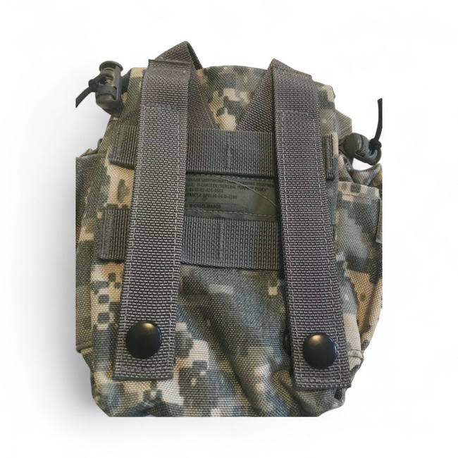 Molle pouch for water bottle - US Army military surplus - ACU camouflage - Used
