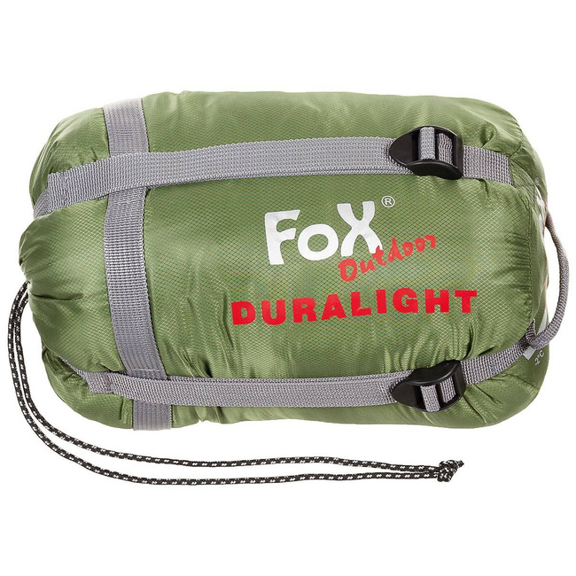 SLEEPING BAG - DURALIGHT - OD GREEN/BLACK
