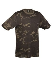 T-SHIRT - Mil-tec® - MULTITARN BLACK