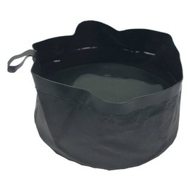 FOLDABLE WASHING CASE - DIAMETER 23 CM - OD GREEN - NETHERLANDS MILITARY SURPLUS - USED