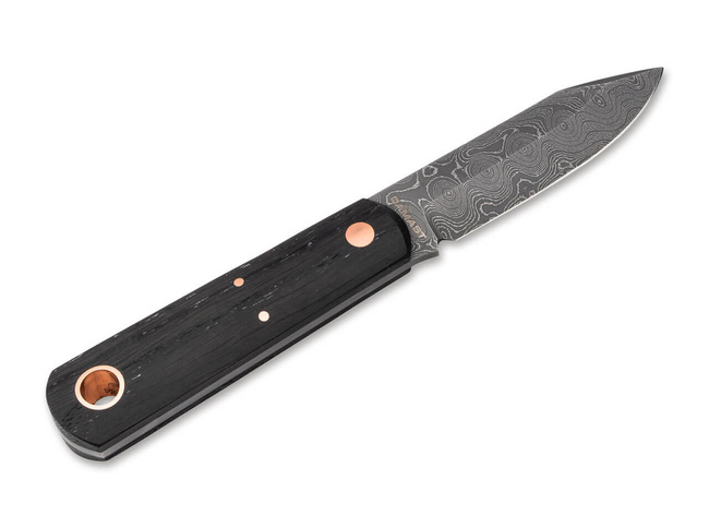 FIXED BLADE KNIFE - BARLOW BFF DAMASC - BROWN