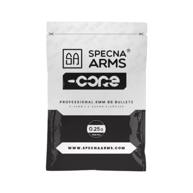 Specna Arms CORE 0.25g Airsoft BBs – 1000 pieces
