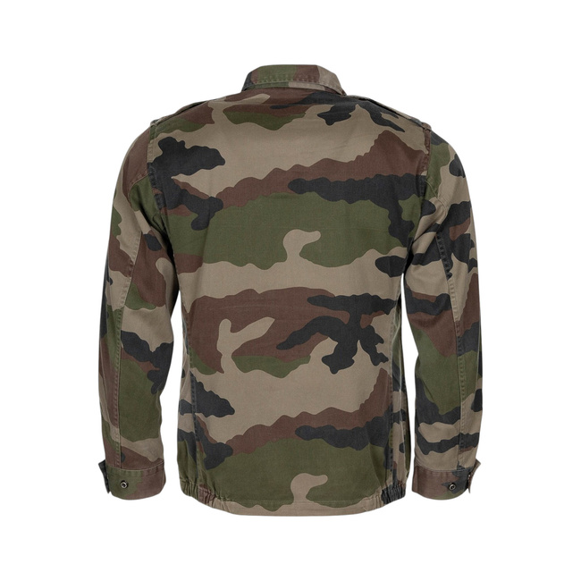 F2 field shirt - French army military surplus - CCE camouflage - Used