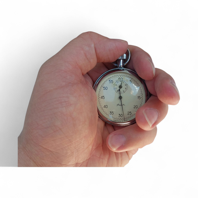 Vintage AGAT Stopwatch - USSR - Romanian Army Military Surplus - In good condition