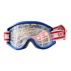 Flexible Protective Goggles with Transparent Resistant Plastic Visor - OKULA - Romanian Army Military Surplus - In Good Condition