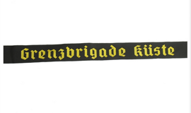 East German ′Grenzbrig.küste′ Cap Ribbon