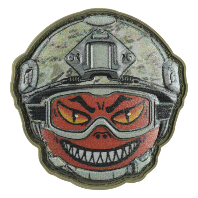 PATCH 3D EMOJI NR. 7 PVC - OLIVE - M-TAC