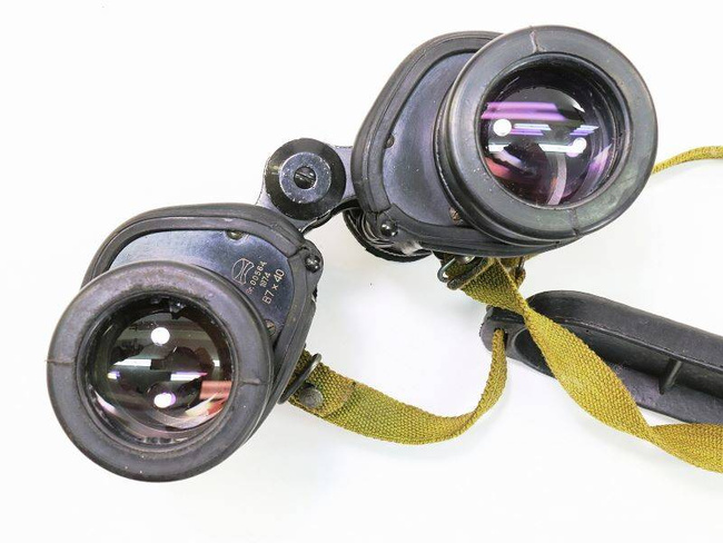 VALDADA I.O.R. 7x40 MILITARY BINOCULARS - MILITARY SURPLUS ROMANIAN ARMY - USED