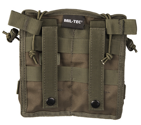 MAGAZINE DOUBLE POUCH - OPEN TOP - Mil-Tec® - OD