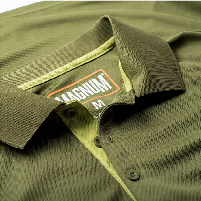 MAGNUM POLO T-SHIRT- OLIVE/WINTER PEAR