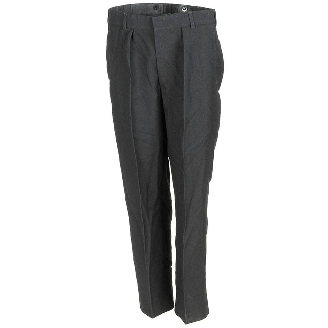 UNIFORM PANTS "ROYAL NAVY CLASS 1" - MILITARY SURPLUS FROM THE BRITISH ARMY - BLACK - USED