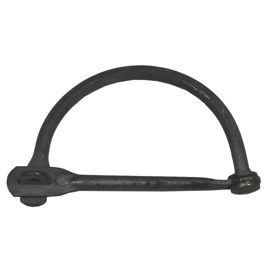 Polish metal clasp for duffel bag - Used